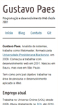 Mobile Screenshot of gustavopaes.net