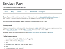 Tablet Screenshot of gustavopaes.net